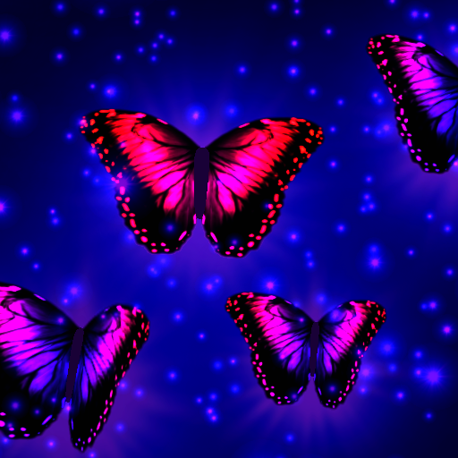 Vivid Butterflies Live Wallpaper icon