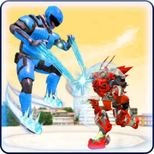 Flying Ice Robot Fighting Game icon