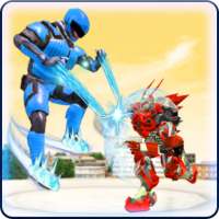 Flying Ice Robot Fighting Game