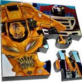 Puzzles pictures robots transformers icon