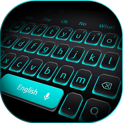 Blue Light Black Keyboard icon