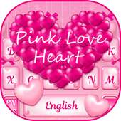 بينك الحب القلب لوحة المفاتيح on 9Apps