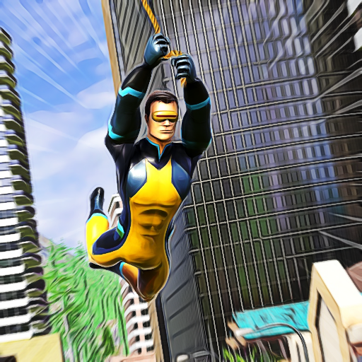 Grand Gangster Crime Mafia - City Rope Hero Game icon