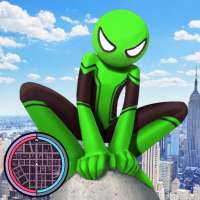 Stickman Rope Hero - Vegas Gangster Crime