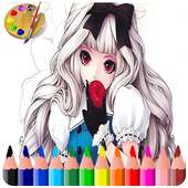 Anime Coloring Book-Draw Manga icon