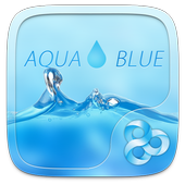Aqua Blue GO Launcher Theme icon