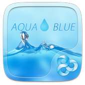 Aqua Blue GO Launcher Theme on 9Apps