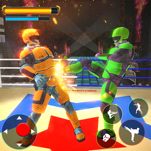 Real Robot Ring Fighting VS Wrestling Robot Game icon