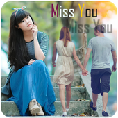 Miss You Photo Frame icon