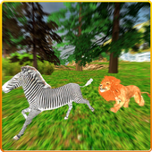 Angry Wild Lion Attack Sim 3D - Safari Wild Lion icon