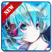 Miku Anime Vocal Lock Screen icon
