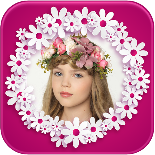 Beautiful Flowers Photo Frame icon