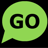 Green and Black Go SMS Theme icon