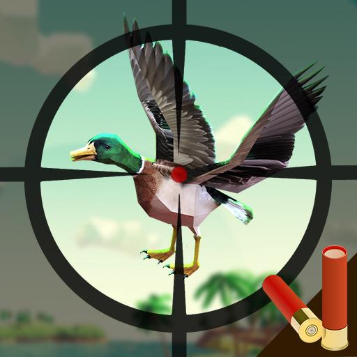 Duck hunting attack icon