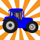 Tractor Race Free : Farm أيقونة