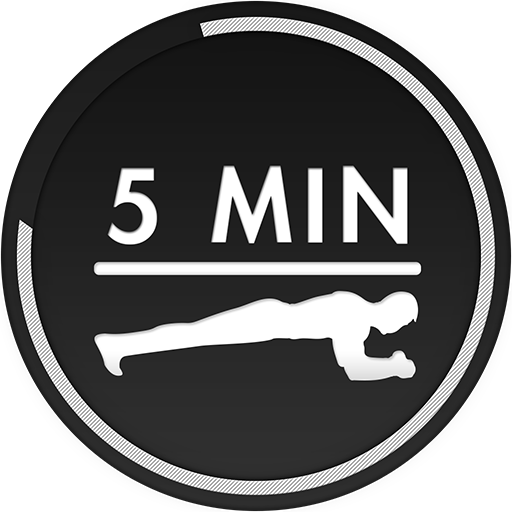 5 Min Plank - Talking time counter. Static workout icon