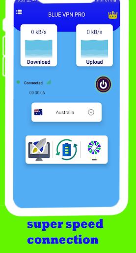 BLUE VPN PRO - Free Proxy & Secure VPN Service screenshot 2