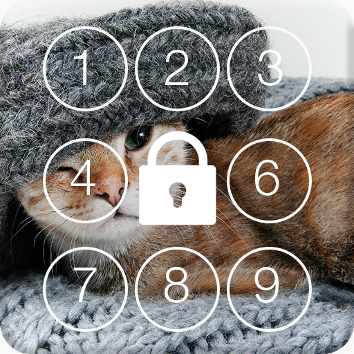 Funny Cat PIN Screen Lock icon