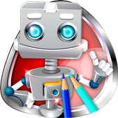 Robots Coloring Book icon
