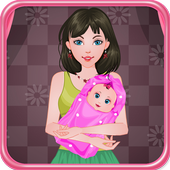 Newborn diaper change icon