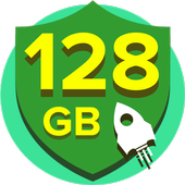 128gb Micro sd and Phone Cleaner icon