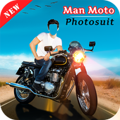 Men Moto Photo Suit icon