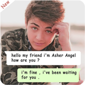 Chat with Asher Angel - Prank icon