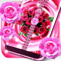 Roses zip locker