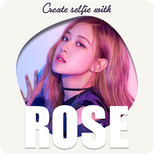 Create selfie with Rose (BlackPink) icon
