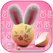 🐇Cartoon Coelho teclado tema icon