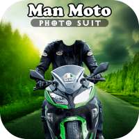 Man Bike Photo Suit Editor