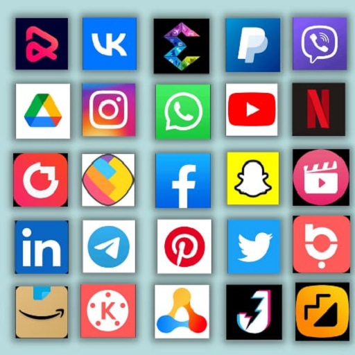 All Social Media Networks App icon