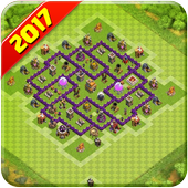 Maps of Clash of Clans 2017 icon