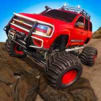 Monster truck offroad acrobacias piloto