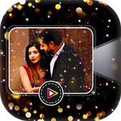 Glitter Photo Effect Video Maker With Music icon