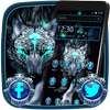 Blue Wild Thunder Wolf Theme on 9Apps