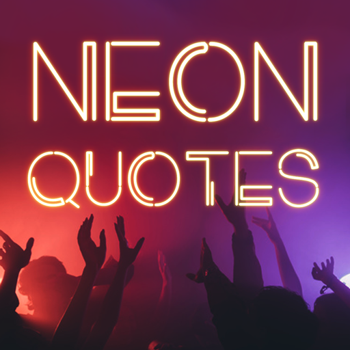 Neon Glow Quotes Photo Editor icon