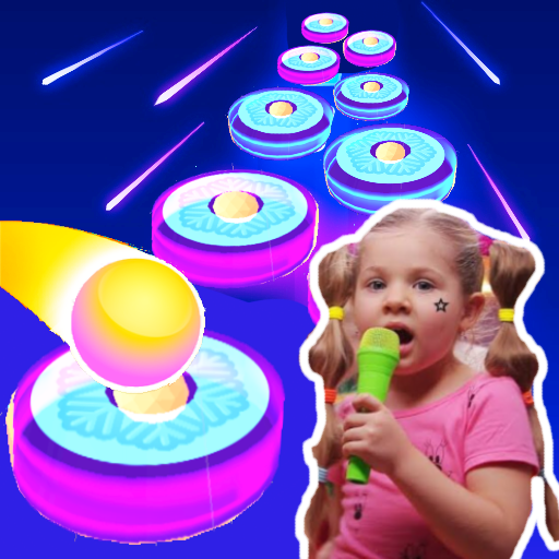 Diana and Roma tiles hop Funny kids icon