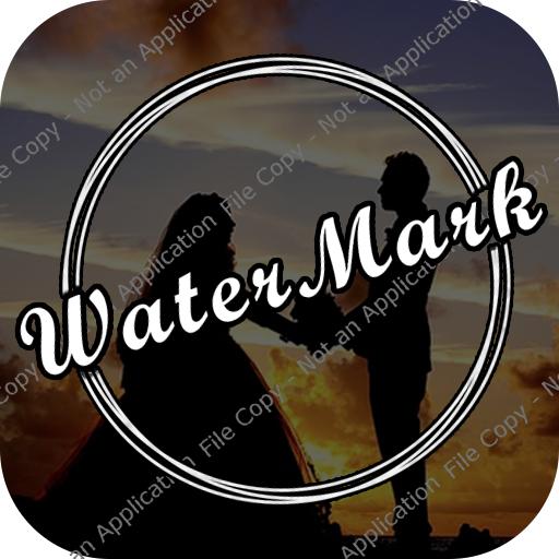 foto watermark - pembuat video watermark icon