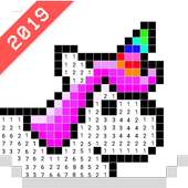 Color by Number - Poly Art, Pixel Art 2019 on 9Apps