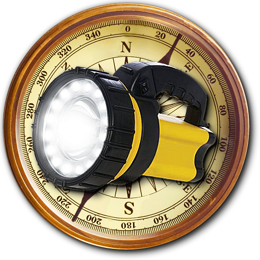 Flashlight Compass SOS (Free) icon