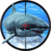 Tiger Shark Attack Sniper Hunter FPS Shooting Game icon
