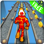 Ben Hero Omnitrix heatblast temple Ultimate Run 3D icon
