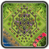 Top Maps COC TH9 icon