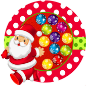 christmas bubbles icon