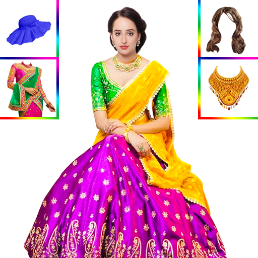Bridal lehenga saree editor icon