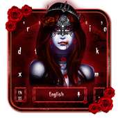 Bloody Red vampire keyboard Theme on 9Apps