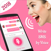 Write SMS by Voice: Text Message By Voice 2018 icon