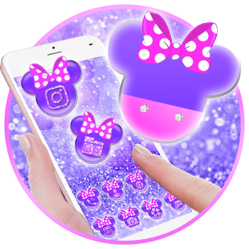 Twinkle Minny Bow Launcher Theme Live HD Wallpaper icon