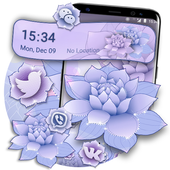 Beautiful Lotus Flower Launcher Theme icon